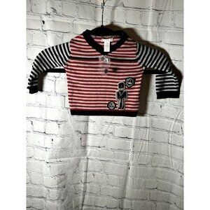 FIRST IMPRESSIONS INFANT‎ BOYS STRIPED HOLIDAY SWEATER (6-9 MO_ NEW WITHOUT TAGS